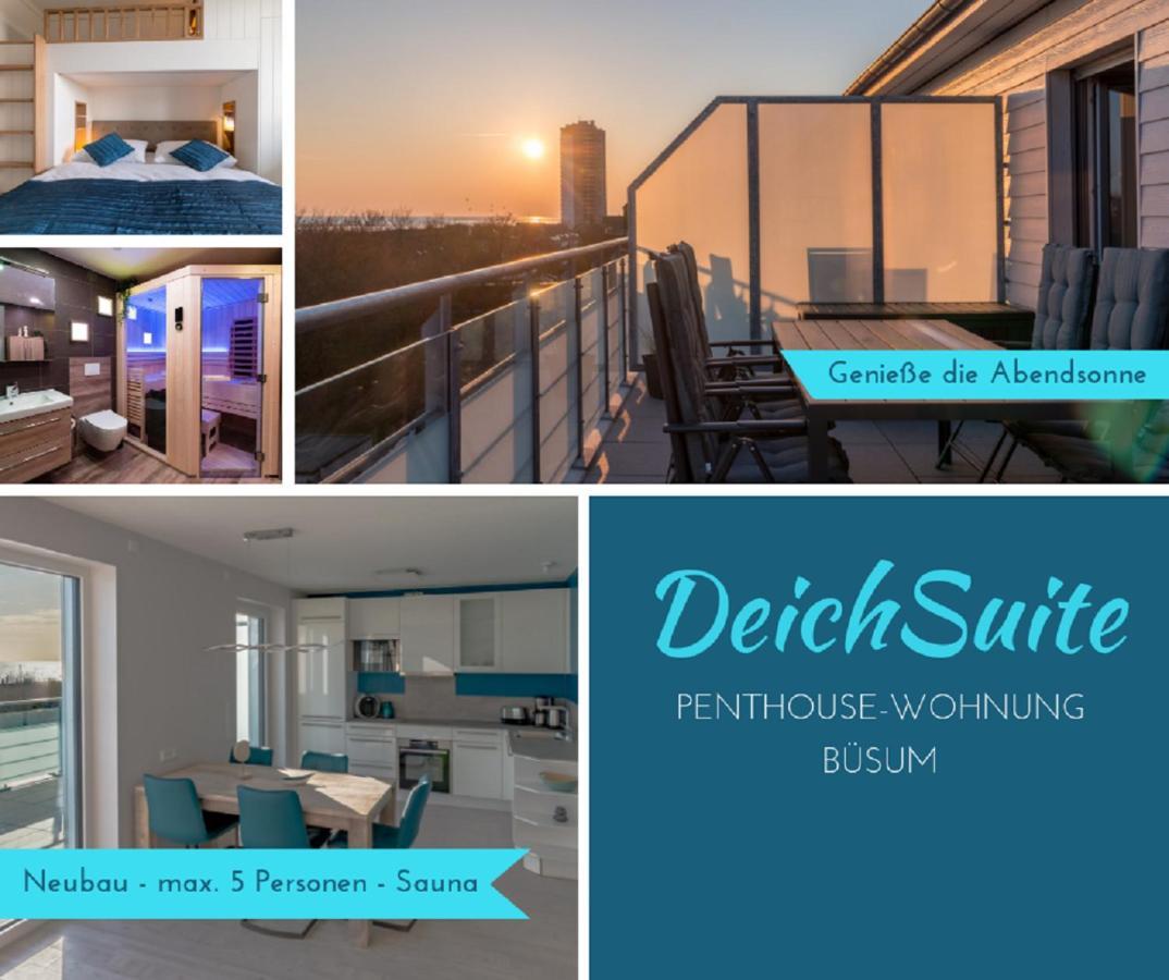 5 Sterne Penthouse Deichsuite Büsum Εξωτερικό φωτογραφία