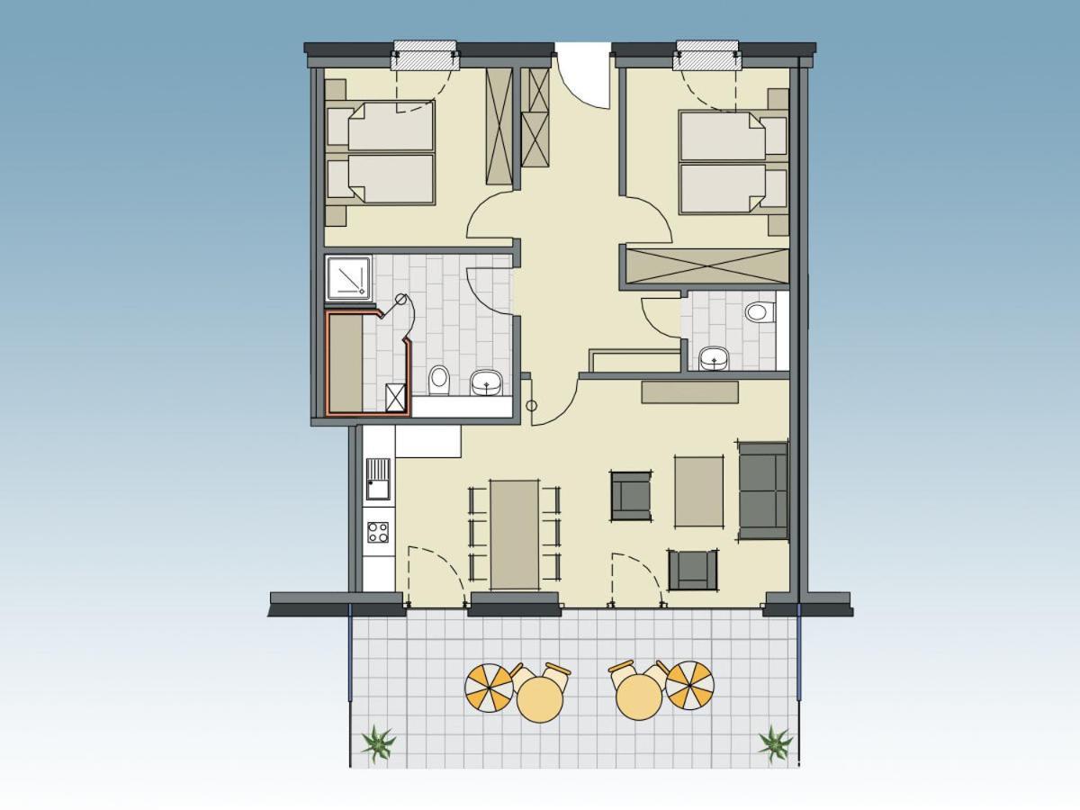 5 Sterne Penthouse Deichsuite Büsum Εξωτερικό φωτογραφία
